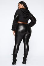 Load image into Gallery viewer, More Than A Feeling Sequin Hoodie - Black
