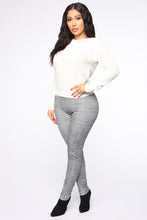 Load image into Gallery viewer, Soulmate Caged Back Sweater - Ivory
