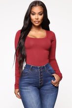 Load image into Gallery viewer, Briana Long Sleeve Top - Burgundy
