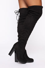 Load image into Gallery viewer, Good Knowing You Heeled Boots - Black
