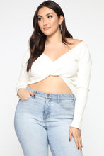 Load image into Gallery viewer, Twisted Sista Top - Cream
