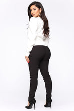 Load image into Gallery viewer, Money Honey Belted Blazer - White
