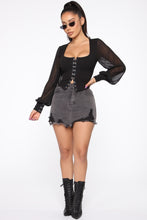 Load image into Gallery viewer, Hooked On Your Love Top - Black
