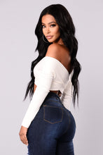 Load image into Gallery viewer, Myina Criss Cross Top - Off White
