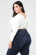Load image into Gallery viewer, Myina Criss Cross Top - Off White
