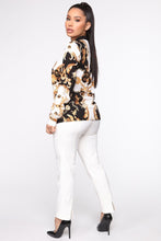 Load image into Gallery viewer, At The Top Of Your Game Blouse - Black/combo

