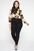 Load image into Gallery viewer, At The Top Of Your Game Blouse - Black/combo
