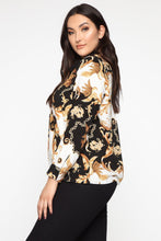 Load image into Gallery viewer, At The Top Of Your Game Blouse - Black/combo
