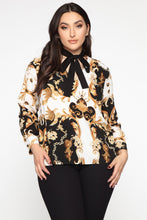 Load image into Gallery viewer, At The Top Of Your Game Blouse - Black/combo
